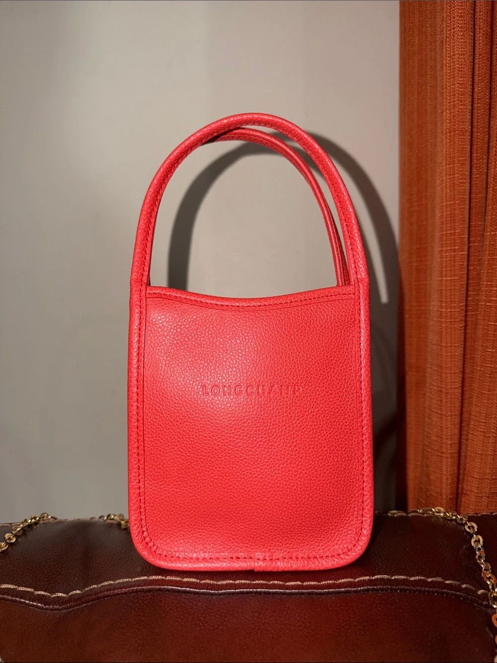 ‼️Authentic Longchamp Le Foulonné Leather Mini Bag
